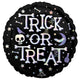 Amscan_OO Balloon - Supershapes, Numbers & Letters Holographic Iridescent Trick or Treat Foil Balloon 45cm Each