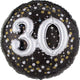 Amscan_OO Balloon - Supershapes, Numbers & Letters Holographic Sparkling Birthday 30 Supershape Foil Balloon 71cm Each