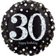 Amscan_OO Balloon - Supershapes, Numbers & Letters Holographic Sparkling Birthday 30 Supershape Foil Balloon 71cm Each