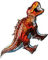 Jurassic World T-Rex Dinosaur Supershape Foil Balloons 114cm x 60cm Each