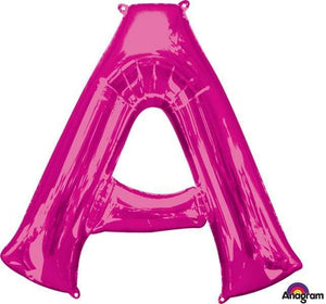 Amscan_OO Balloon - Supershapes, Numbers & Letters Letter A Pink Supershape Foil Balloon 86cm Each