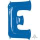 Amscan_OO Balloon - Supershapes, Numbers & Letters Letter E Blue Supershape Foil Balloon 86cm Each