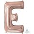 Letter E Rose Gold Supershape Foil Balloon 60cm x 81cm Each
