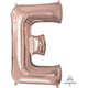 Amscan_OO Balloon - Supershapes, Numbers & Letters Letter E Rose Gold Supershape Foil Balloon 86cm Each