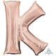 Amscan_OO Balloon - Supershapes, Numbers & Letters Letter K Rose Gold Supershape Foil Balloon 86cm Each