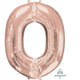 Amscan_OO Balloon - Supershapes, Numbers & Letters Letter O Rose Gold Supershape Foil Balloon 86cm Each