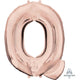 Amscan_OO Balloon - Supershapes, Numbers & Letters Letter Q Rose Gold Supershape Foil Balloon 86cm Each