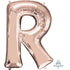 Letter R Rose Gold Supershape Foil Balloon 58cm x 81cm Each