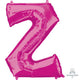 Amscan_OO Balloon - Supershapes, Numbers & Letters Letter Z Pink Supershape Foil Balloon 86cm Each