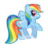 My Little Pony Rainbow SuperShape Balloon 71cm x 68cm