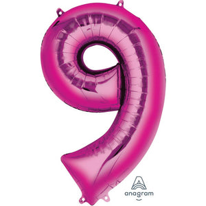 Balloon - Supershapes, Numbers & Letters Numeral SuperShape Foil Balloon 86cm Each