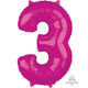 Balloon - Supershapes, Numbers & Letters Numeral SuperShape Foil Balloon 86cm Each