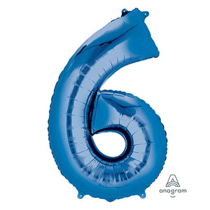 Balloon - Supershapes, Numbers & Letters Numeral SuperShape Foil Balloon 86cm Each