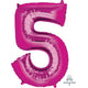 Balloon - Supershapes, Numbers & Letters Numeral SuperShape Foil Balloon 86cm Each