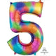 Balloon - Supershapes, Numbers & Letters Numeral SuperShape Foil Balloon 86cm Each