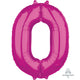 Balloon - Supershapes, Numbers & Letters Pink / 0 Numeral SuperShape Foil Balloon 86cm Each