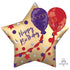 Satin Happy Birthday Balloons Foil Balloon 71cm Each