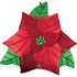 Satin Infused Poinsettia Supershape Foil Balloon 66cm x 60cm Each