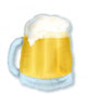 Amscan_OO Balloon - Supershapes, Numbers & Letters See-Thru Transparent Beer Mug Supershape Foil Balloon 50cm x 58cm Each