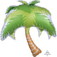 Amscan_OO Balloon - Supershapes, Numbers & Letters Summer Scene Palm Tree Supershape Foil Balloon 74cm x 83cm Each