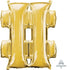 Symbol # Gold Supershape Foil Balloon 76cm x 96cm Each