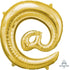 Symbol @ Gold Supershape Foil Balloon 55cm x 91cm Each