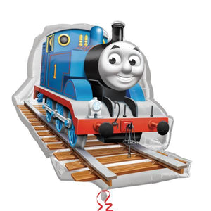 Amscan_OO Balloon - Supershapes, Numbers & Letters Thomas the Tank Supershape Foil Balloon 74cm x 69cm Each