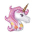 Unicorn Head Magical Floral Supershape Foil Balloon 83cm x 73cm Each