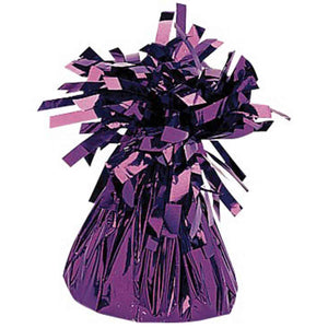 Amscan_OO Balloon - Weights Small Foil Purple Balloon Weight 180g Each