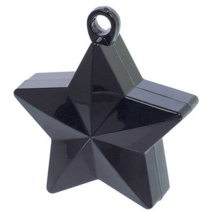Amscan_OO Balloon - Weights Star Black Balloon Weight 170g Each