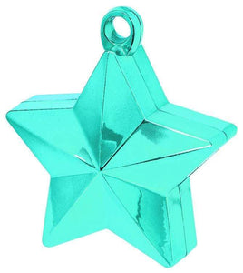 Amscan_OO Balloon - Weights Star Caribbean Blue Balloon Weight 170g Each