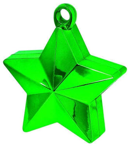 Amscan_OO Balloon - Weights Star Green Balloon Weight 170g Each