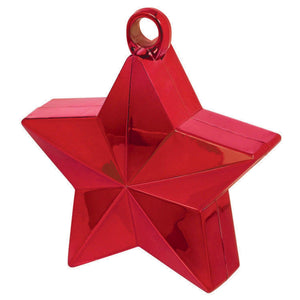 Amscan_OO Balloon - Weights Star Red Balloon Weight 170g Each