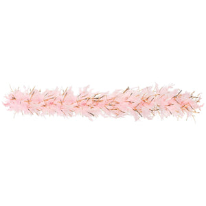 Amscan_OO Boas & Scarves - Boas Bachelorette Feather Boa Blush & Gold Foil