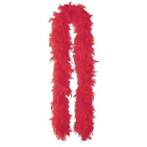 Amscan_OO Boas & Scarves - Boas Red Feather Boa 182cm Each