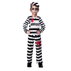 Boys Costume 11-12 Years Zombie Convict Boys Costume