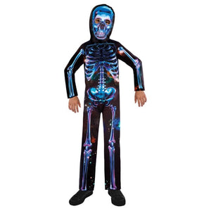 Boys Costume 3-4 Years Neon Skeleton Boys Costume