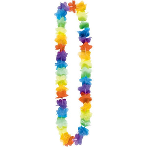 Amscan_OO Costume Props Boxed Rainbow Flower Leis 91cm 25pk