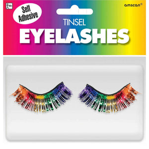 Amscan_OO Costume Props Tinsel Eyelashes Rainbow Each