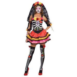 Costume Women 10 to 12 Day of the Dead Senorita Women's Costume