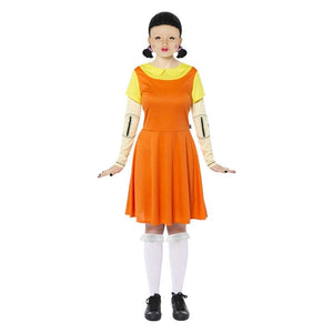 Costume Women 10 to 12 Squid Game Doll Women Costume