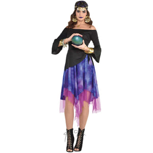 Amscan_OO Costume Women Fortune Teller High-Low Dress Each