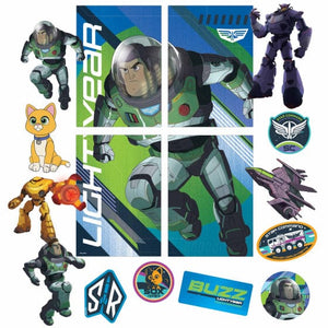 Decorations - Backdrop & Scene Setters Buzz Lightyear Scene Setters & Assorted Props 16pk