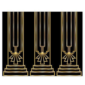 Amscan_OO Decorations - Backdrop & Scene Setters Great 20's Backdrop Scene Setter Each