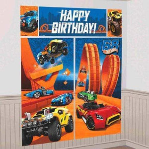 Amscan_OO Decorations - Backdrop & Scene Setters Hot Wheels Racer Plastic Scene Setter