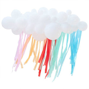 Decorations - Backdrop & Scene Setters Mix It Up White & Brights Balloon Garland & Streamers Balloon Backdrop 53pk