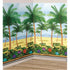 Palm Tree Plastic Scene Setters Plastic Room Roll Each