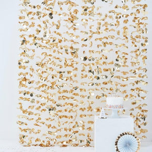 Decorations - Backdrop & Scene Setters Pick & Mix Backdrop Gold Photobooth Each