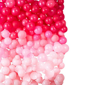 Decorations - Backdrop & Scene Setters Star Gazer Pink Ombre Birthday Balloon Wall