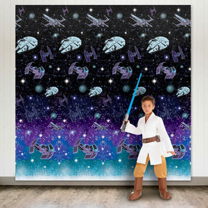 Amscan_OO Decorations - Backdrop & Scene Setters Star Wars Galaxy Scene Setter Backdrop 2pk